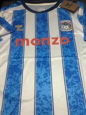 ENGLAND Premier League COVENTRY CITY Men's JERSEY Sz M,L,XL,2XL by Hummel